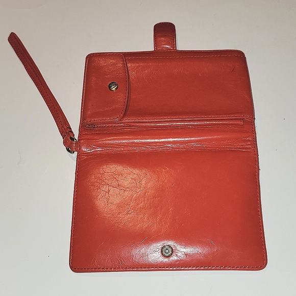 HOBO LEATHER WRISTLET/CELL CASE WALLET - Picture 7 of 11